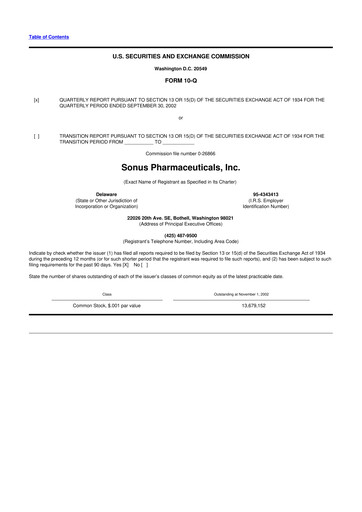 Thumbnail Achieve Life Sciences
 10-Q Quarterly Report FY 