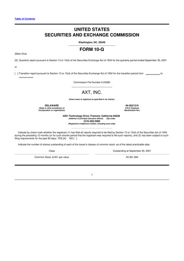 Thumbnail AXT Inc
 10-Q Quarterly Report FY 