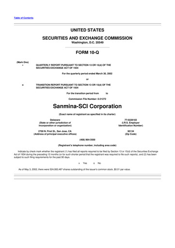 Vorschaubild Sanmina 10-Q Quartalsbericht  