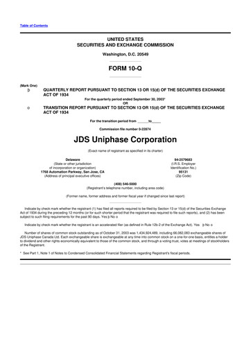 Thumbnail VIAVI Solutions
 10-Q Quarterly Report FY 