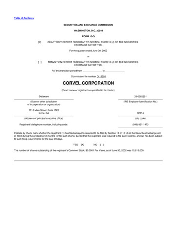 Thumbnail CorVel Corporation
 10-Q Quarterly Report FY 