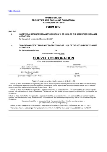 Thumbnail CorVel Corporation
 10-Q Quarterly Report FY 