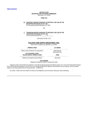 Vorschaubild Kulicke and Soffa Industries 10-Q Quartalsbericht  