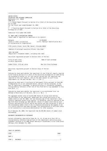 Thumbnail SM Energy
 10-K Annual Report 