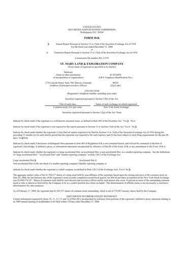 Thumbnail SM Energy
 10-K Annual Report 