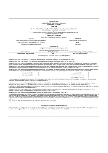 Thumbnail SM Energy
 10-K Annual Report 2024