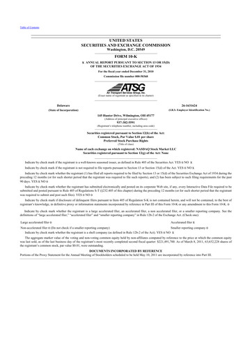 Thumbnail Air Transport Services Group 10-K Annual Report 