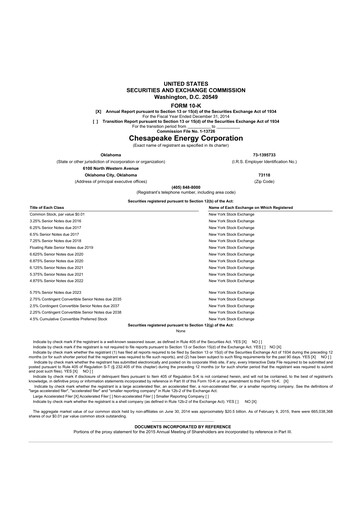 Thumbnail Expand Energy 10-K Annual Report 2014