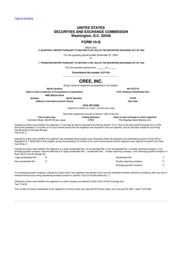Thumbnail Wolfspeed 10-Q Quarterly Report FY2021 