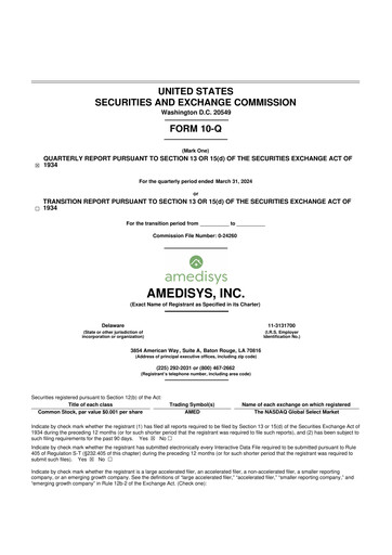 Thumbnail Amedisys 10-Q Quarterly Report FY2024 