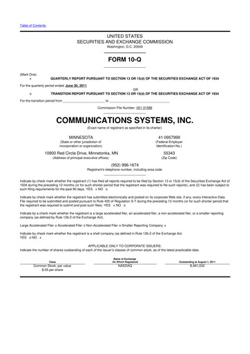 Thumbnail SUNation Energy Inc. 10-Q Quarterly Report FY2011 