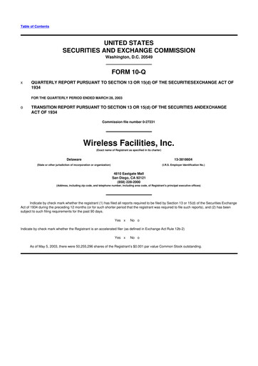 Thumbnail Kratos Defense & Security Solutions 10-Q Quarterly Report FY 