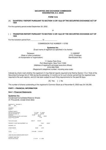 Thumbnail Global Industrial Company 10-Q Quarterly Report FY 