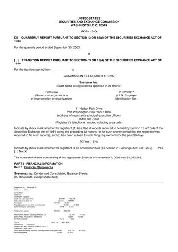 Thumbnail Global Industrial Company 10-Q Quarterly Report FY 