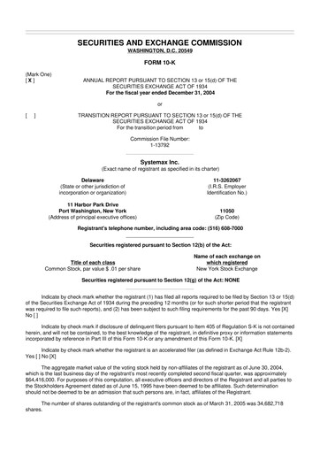 Thumbnail Global Industrial Company 10-K Annual Report 