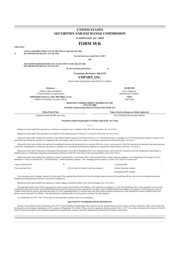 Thumbnail Copart
 10-K Annual Report 2017