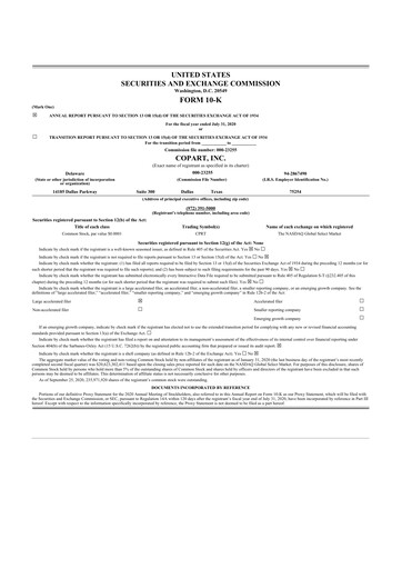 Thumbnail Copart
 10-K Annual Report 2020