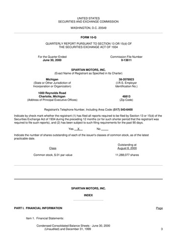Thumbnail The Shyft Group 10-Q Quarterly Report FY 