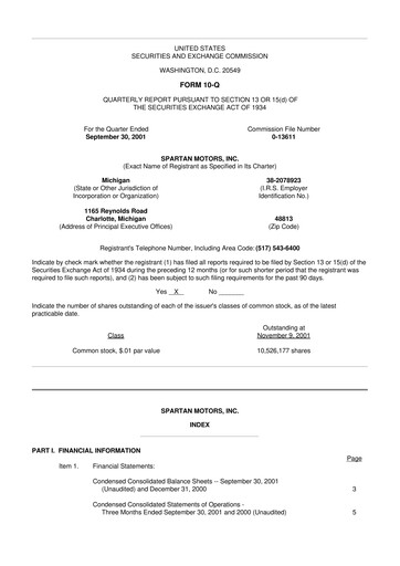 Thumbnail The Shyft Group 10-Q Quarterly Report FY 