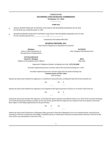 Thumbnail The Shyft Group 10-K Annual Report 