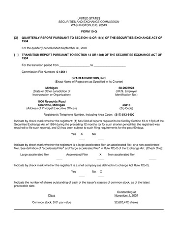 Thumbnail The Shyft Group 10-Q Quarterly Report FY 