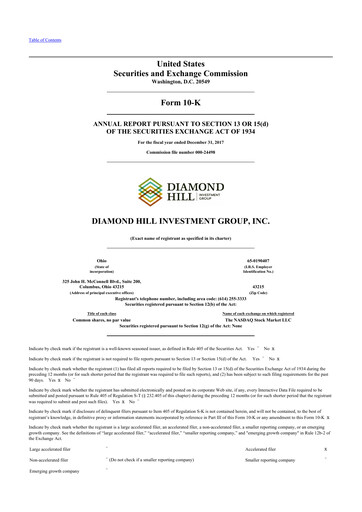 Thumbnail Diamond Hill Investment Group 10-K Annual Report 2017