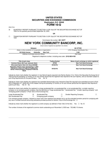 Thumbnail Flagstar Bank 10-Q Quarterly Report FY2023 