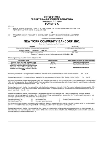 Thumbnail Flagstar Bank 10-K Annual Report 2023