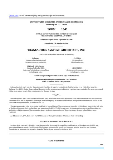 Thumbnail ACI Worldwide
 10-K Annual Report 