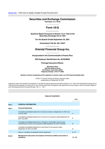 Thumbnail OFG Bancorp
 10-Q Quarterly Report FY 