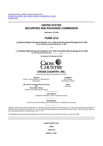 Vorschaubild Cross Country Healthcare 10-Q Quartalsbericht  