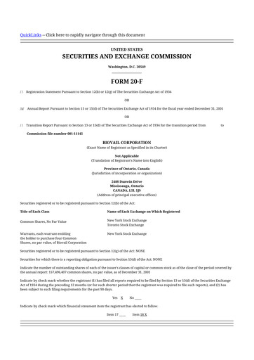 Thumbnail Bausch Health
 20-F Annual Report 