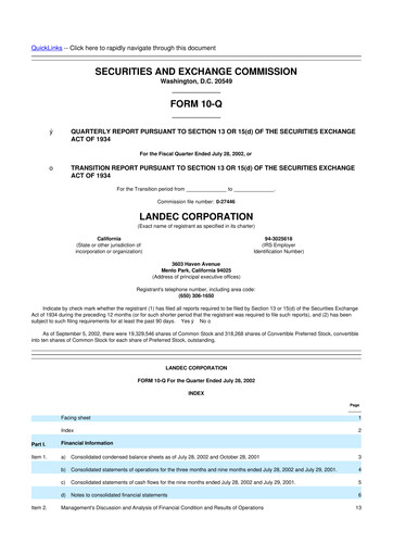 Thumbnail Lifecore Biomedical 10-Q Quarterly Report FY 