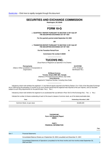 Thumbnail Tucows 10-Q Quarterly Report FY 