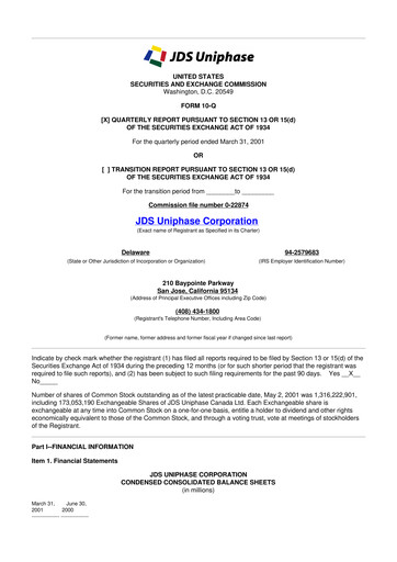 Vorschaubild VIAVI Solutions
 10-Q Quartalsbericht  