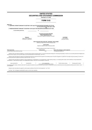 Thumbnail VIAVI Solutions
 10-Q Quarterly Report FY2021 