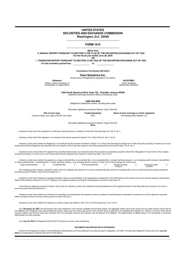 Thumbnail VIAVI Solutions
 10-K Annual Report 2025