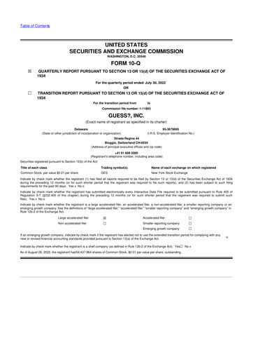 Thumbnail Guess 10-Q Quarterly Report FY2023 