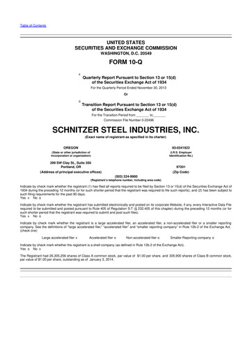 Thumbnail Radius Recycling 10-Q Quarterly Report FY2014 