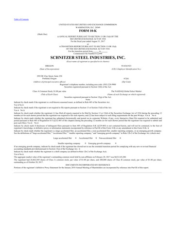 Vorschaubild Radius Recycling 10-K Jahresbericht 2017