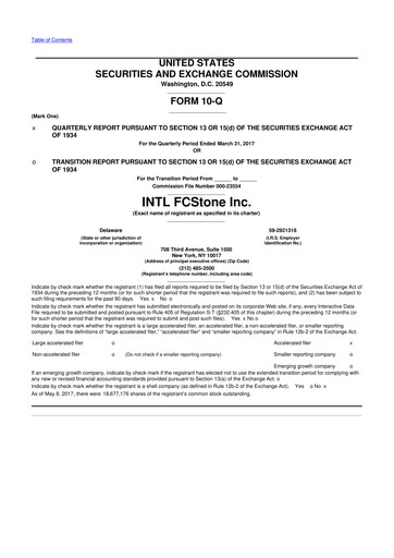 Thumbnail StoneX Group 10-Q Quarterly Report FY2017 