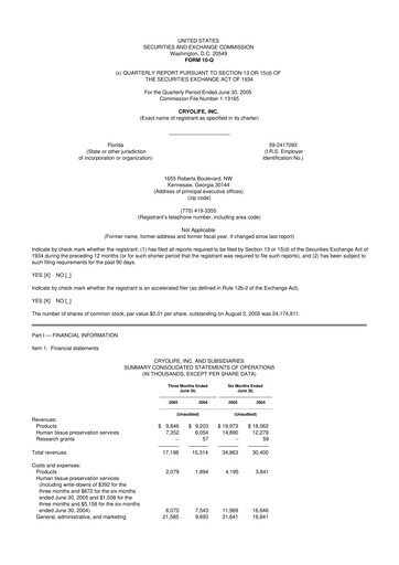 Thumbnail Artivion 10-Q Quarterly Report FY 