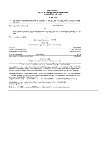 Thumbnail Perma-Pipe International 10-Q Quarterly Report FY 