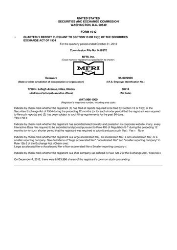 Thumbnail Perma-Pipe International 10-Q Quarterly Report FY2012 