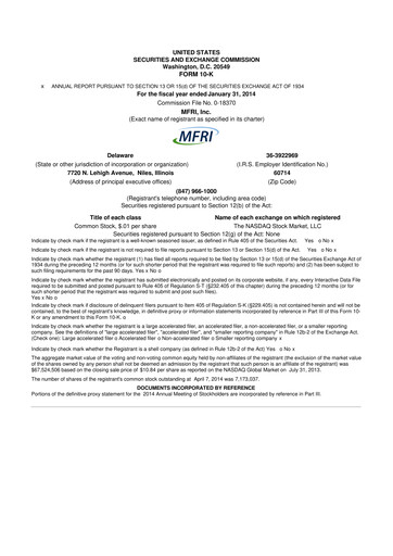 Thumbnail Perma-Pipe International 10-K Annual Report 2013