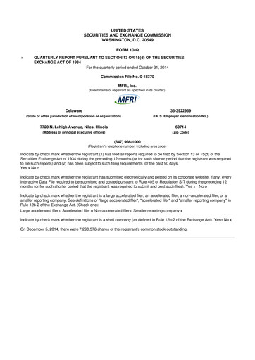 Thumbnail Perma-Pipe International 10-Q Quarterly Report FY2014 