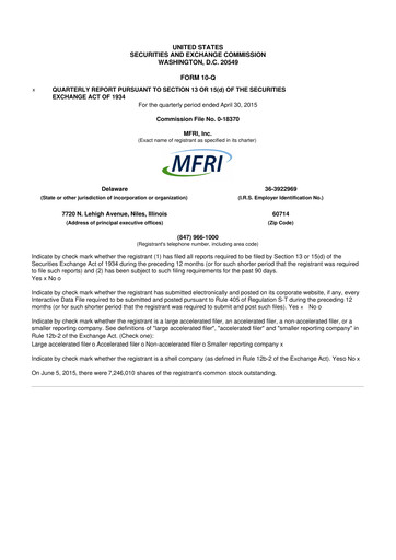 Thumbnail Perma-Pipe International 10-Q Quarterly Report FY2015 