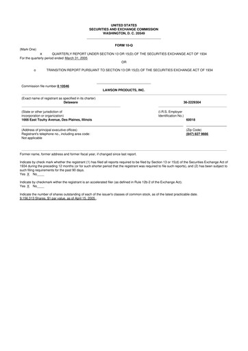 Thumbnail Distribution Solutions Group 10-Q Quarterly Report FY 