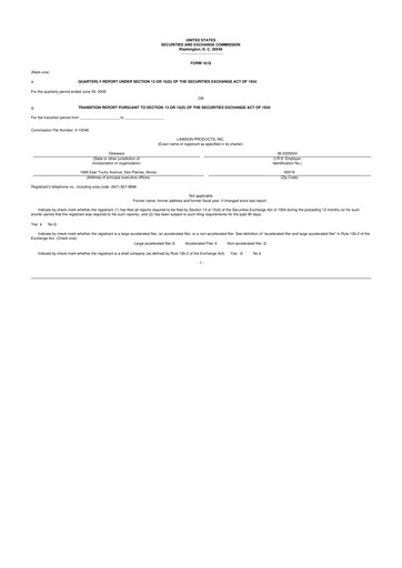 Thumbnail Distribution Solutions Group 10-Q Quarterly Report FY 