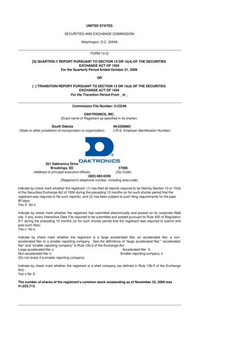 Thumbnail Daktronics 10-Q Quarterly Report FY 